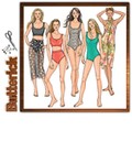 Swimsuit And Wrap Swimsuit And Wrap