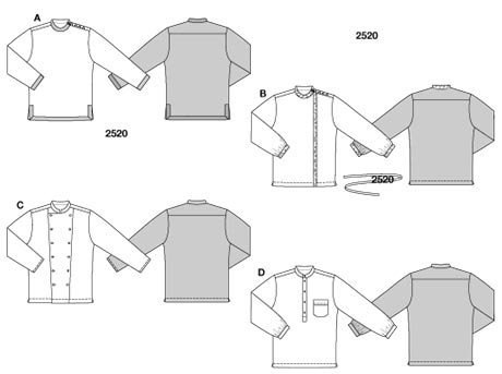 Four shirts in various shapes and styles, ranging from China to Russia, from the kitchen to the coast.
Find something to suit yourself!. Four shirts in various shapes and styles, ranging from China to Russia, from the kitchen to the coast.
Find something to suit yourself!.