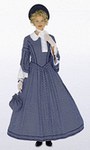 Womans 19th century period costume