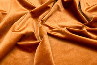 Beautiful, cinnamon-colored rokoko-velvet with light shiny surface