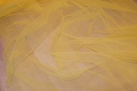 Warm yellow soft tulle