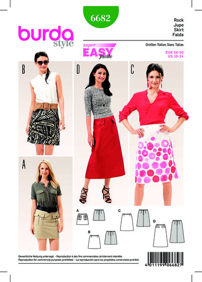 Flared Skirt, Easy to Sew