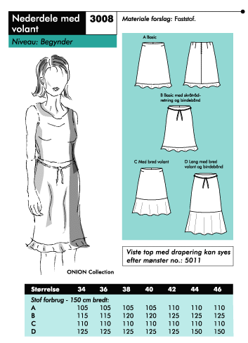 Volant skirt