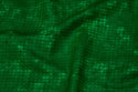 Firm, flamed grass-green cotton with small pattern