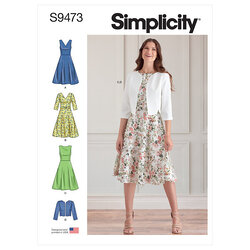 Dresses and Jacket. Simplicity 9473. 