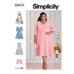 Dresses and Jacket. Simplicity 9474. 