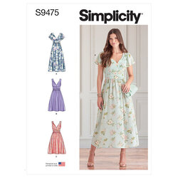 Dresses. Simplicity 9475. 
