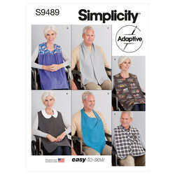 Adult Bibs. Simplicity 9489. 