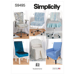 Chair Slipcovers. Cherie Killilea. Simplicity 9495. 