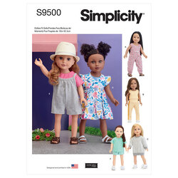 18 inch doll clothes. Elaine Heigl. Simplicity 9500. 