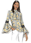 Top with Sleeve and Cuff Variations