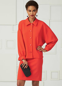 Tops, Straight Skirt, and Pants, Five Easy Pieces. Vogue 9286. 