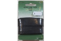 Black elastic 18 mm bred, 3 meters