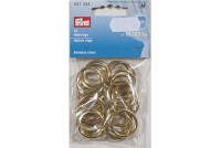 Brass rings for drapes, decoration etc. 23, mm 24 pcs