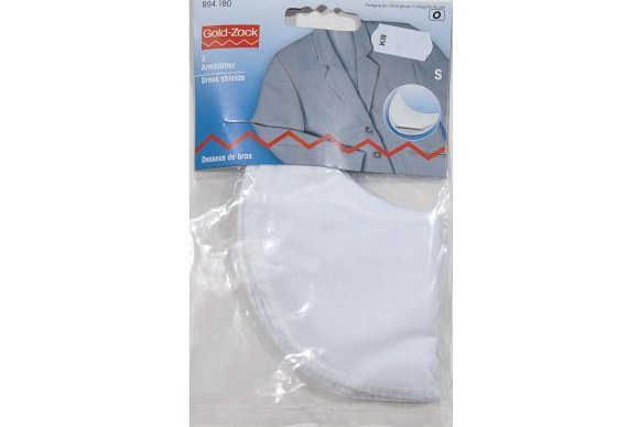 Sleave protection for arm pits, white, 2 pcs