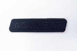 Connect patch black 8 x 2 cm
