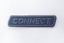 Connect patch grey 8 x 2 cm