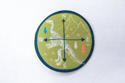 Kompass patch 4.5 cm