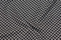 Lightweight, soft knit with small pattern in black and light grey