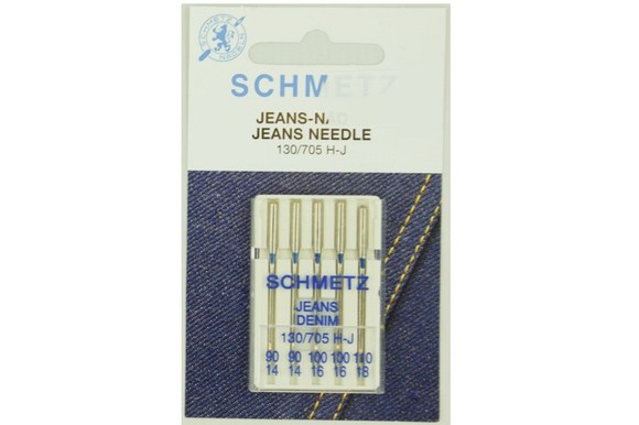 Sewing machine needles for denim