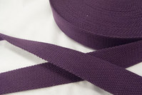 Strap cotton 3 cm purple
