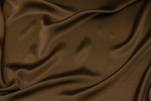 Tobacco-brown, gorgeous sandwashed silk
