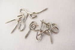 Hooks for curtain wire