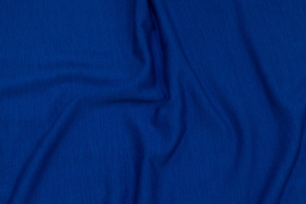 Very light jersey in cobolt-blue wool and acryllic with stretch