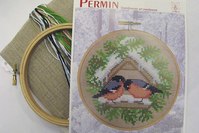 Embroidery small birds