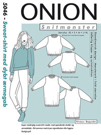 Sweat-shirt with depth in sleeve entrance. Onion 5046. 