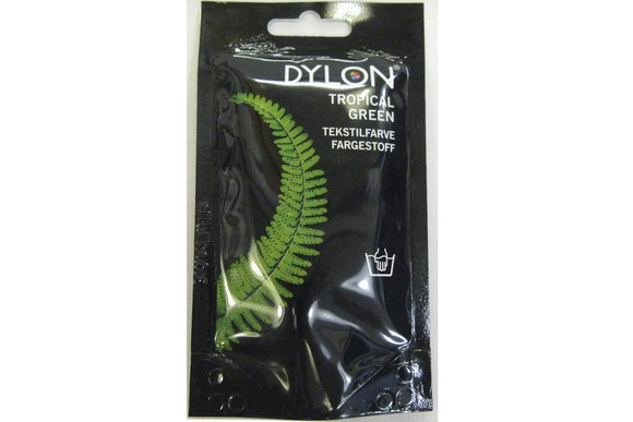 Dylon textile hand wash dye, lime green