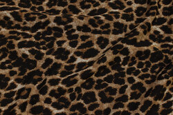 Thick jersey with animal-print