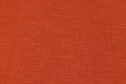 Washed linen in rust-colored