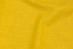 Washed linen in brass-yellow