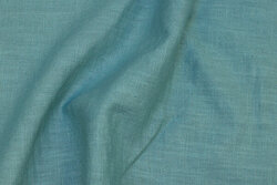 Washed linen in mint-green