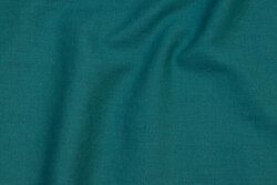 Washed linen in jade-green