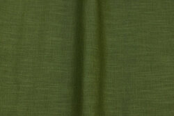 Washed linen in moss-green