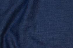 Washed linen in denim-blue