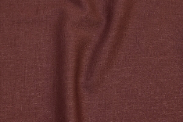 Washed linen in dusty prune-colored