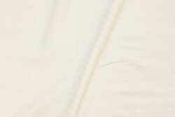 Light linen- and viscose-crepe in off-white