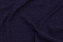 Light linen-and viscose-crepe in navy