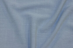 Light linen- and viscose-crepe in light-blue