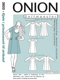 Dress in princess cut for knits. Onion 2055. 