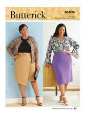 Skirt and Belt. Butterick 6836. 
