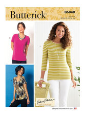 T-shirts and tank top. Butterick 6848. 