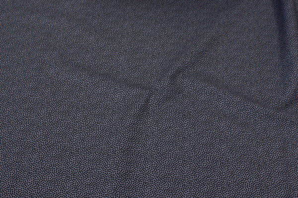 Grey cotton with charcoal micro-dot