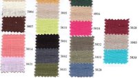 Linen i many colors in brown, peach, black, olive etc.