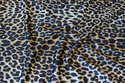 Semi-shine polyester-jersey in cheeta-pattern