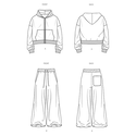Mens sweatshirt and sweatpants by Norris Dánta Ford