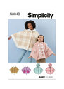 Childrens and girls ponchos